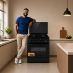 Roch Gas Cooker (Model: RGC-F6B40G2-BL/G) - Image 3